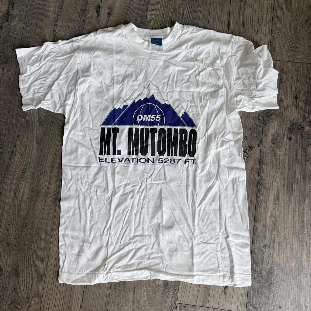 Dikembe Mt Mutombo Double Sided Denver Nuggets Back Signature L Usa